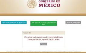 .mivacuna.salud.gob.mx/index.php aparece activo e internautas están invitando a visitar el sitio leer también: No Inicia En Marzo El Registro De Vacunacion Para Los De Entre 50 Y 59 Anos