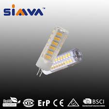 China Simva Led Bulb Light Led G4 Lamp Smd Led G4 Bulb 5w 380lm 35w Halogen Eqivalent Ac Dc12v Or 220 240v Dim Light Bulb 360 Degree 3000 6500k With Ce Approved China G4