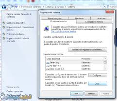 Guida Alla Creazione Di Un Punto Di Ripristino In Windows 7 Megalab It