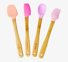 Bamboo bathroom 4 piece set tumbler soap dispenser brush holder bath accessories. Set Of 4 Bamboo Silicone Kitchen Utensils Rice Dk Rice Kuchenutensilien Rosa Im 4er Set Free Transparent Png Download Pngkey