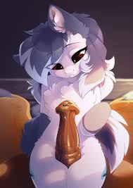 Arctic fox stuffed toy