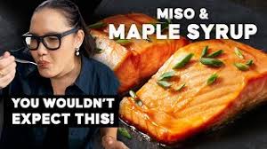 Miso Maple Glazed Salmon