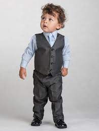 Page Boy Suit Harry Charcoal Grey Blue 4 Piece Waistcoat Suit Ages 0 Months 4 Years Www Rococlothing Co Uk Boy Outfits Boys Gray Suit Baby Boy Suit