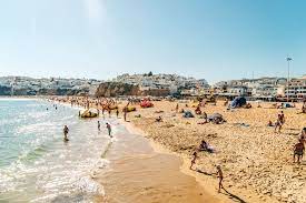 Albufeira Portugal Old Town Vs New Town Albufeira New Town Old Town
