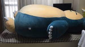 Giant Snorlax Cushions Are A Bad Idea Giant Snorlax Snorlax Bean Bag Snorlax