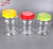 3500ml Transparent Large Plastic Candy Jar With Handle Lid for Plastic Kids  Toys Package