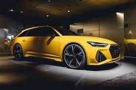 Audi Rs6 Avant C8 2020 Vegasyellow Audi Rs6 Audi Audi Wagon
