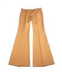 Free shipping and returns · wrinkle free collection. Prada Women S Cotton Bell Bottom Trouser Pants Brown Modesens