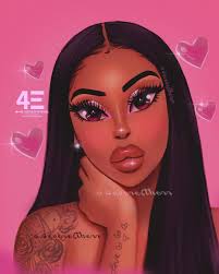 8 716 Me Gusta 126 Comentarios Estherr Luntadila 4everestherr En Instagram Drawings Of Black Girls Black Love Art Black Girl Cartoon