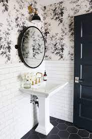 Wallpaper is one of those design choices that we somehow always forget to consider. Wallpaper Bathroom Details Divine Powder Zhush Ideas Best Room For Thedivine Details Wa Bathroom Mirror Bathroom Design Small Bathroom Tile Designs