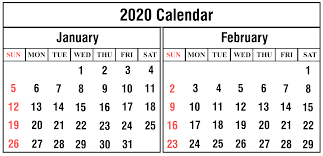 Includes 2020 observances, fun facts & religious holidays: Jan Feb 2020 1 Printable October Calendar Template