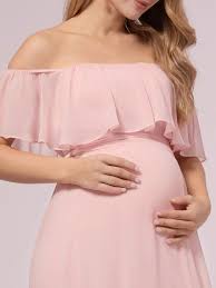 Vuoi ricevere consigli di stile nella tua casella di posta? Abiti Da Sera Rosa Abito Lungo Premaman In Chiffon Elegante Taglie Forti Con Doppio Scollo A V Glamour Robe De Maternite Abiti Da Cerimonia