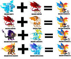 Dragón platino y combinaciones