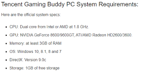 Tencent gaming buddy install now in 2gb ram pc/laptop. What Is The System Requirement To Use Tencent Gaming Buddy Quora