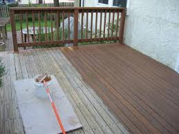 They are prone to peeling since they dry on. Easy Guide To Staining Your Deck Accurate Home Inspection Calgary