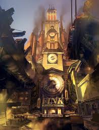Environment Bioshock Infinite Concept Art Steampunk Tendencies Bioshock Infinite Early Finkton Concept Ben Lo Conceptart Environment Gaming Bioshock Infinite Bioshock Bioshock 2