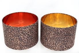 1500 x 1500 jpeg 337 кб. Leopard Print Lampshade With Copper Inner