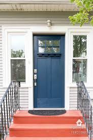 The last two houses we've lived in have been older homes with doors that were yellowed and not in great shape so as i make over each. How To Paint A Door The Easy Way And Leave It On The Hinges