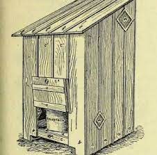 Build An Outhouse Privy With Plans From 1909 Building An Outhouse Outhouse Bathroom Outdoor Toilet