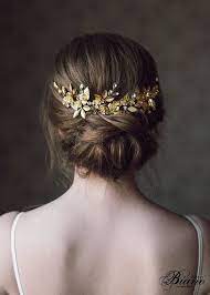 Wedding Headpiece Veil Bridal Back Headpiece Headpiece For Updos Grecian Hairpiece Gold Wedding Hair Vine Leaf Halo Antheia Hair Jewelry Wedding Hair Vine Wedding Gold Headpiece Wedding