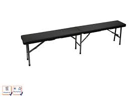 Jetzt preise vergleichen & sparen! Klappbank Rattan Look Kunststoff Klappbar Schwarz Garten Camping Sitz Bier Bank Kaufen Bei Setpoint Deutschland Gmbh