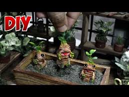 Diorama Harry Potter Estufa Com Baby Mandragoras Youtube