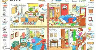 Teach Another Language To Kids T A L K Davis Ca Vocabulario De La Casa Learning Spanish For Kids Learning Spanish Spanish Vocabulary