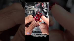 ASMR Unboxing Hot Toys Venomized IronMan | Artist Collection Spider-Man  Maximum Venom - YouTube
