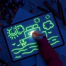 Light Drawing Fun And Developing Toy Drawing Pad Drawing For Kids Board For Kids