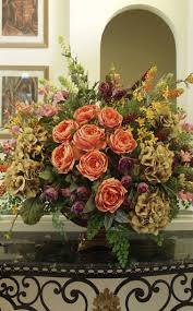 Pin By Nancy Conner Design On My Saves Table Flower Arrangements Table Centerpiece Flower Silk Floral Centerpiece