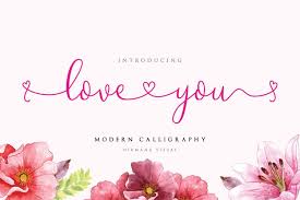 Fonts are licensed to personal and commercial use, so please check eula before using. Loveyou Romantic Font 421547 Script Font Bundles