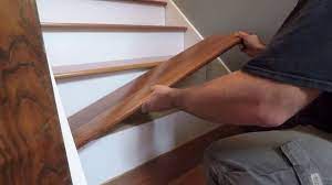 Prefinished red oak stair treads, options. How To Install Prefinished Retrofit Stair Treads From Stair Treads Com Youtube