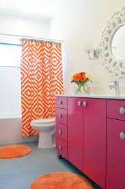 Color is tangerine dream, by benjamin moore. Citrus Colors Are Back Tour These 7 Summery Bathrooms Betterdecoratingbiblebetterdecoratingbible