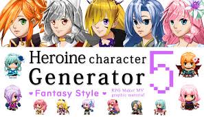 Anime character generator is a dress up game 2 play online at gameslist.com. Rpg Maker Mv Heroine Character Generator 5 On Steam