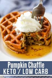 They are easy to make and everyone loves to make their own. Maple Pumpkin Keto Waffle Recipe Chaffle Recipe Kasey Trenum
