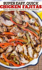 Chicken Fajitas Made With Homemade Fajita Seasoning Chicken Thighs Bell Peppers And Onions In A Cas Homemade Fajitas Fajita Seasoning Chicken Skillet Recipes