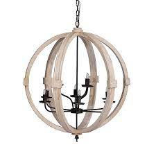 Shop the latest wood chandelier lighting products from lamps usa, lumiere lamps, vanillawood, reece furniture and more on wanelo, the world's biggest shopping mall. White Washed Open Sphere Chandelier Kirklands