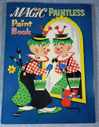 Magic Paintless Paint Book Whitman Publishing 1961 From The Disneyland Treasures Ebay Store Vintage Coloring Books Coloring Books Painted Books