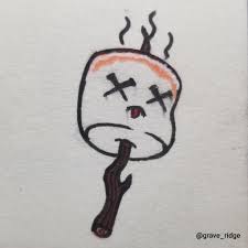 Dead Marshmallow Drawing Bird Drawings Cute Little Drawings Cartoon Drawings