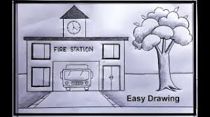 Fire Station Drawing Easy Fire Service Office Drawing Very Easy To Draw Youtube * the faster you click the faster it goes. fire station drawing easy fire service office drawing very easy to draw