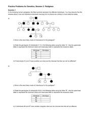 Pedigree worksheet key i ii 1 2 1 2 4 5 3 = huntington's disease 6 7 8 iii 1 2 3 4 5 1. Homework 6 Pedigree Worksheet Homework 6 Pedigree Worksheet Complete All Of The Following Questions Before Attempting The Moodle Assignment In Course Hero