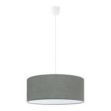 Lampadario moderno maui led integrato bianco in acrilico l. Lampadario Moderno Sitia Grigio In Tessuto D 50 Cm 3 Luci Inspire Prezzo Online Leroy Merlin Lampadari Moderni Lampadario Luci