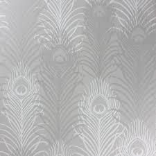 Peacock Wallpaper W6541 04 From Matthew Williamson Peacock Wallpaper Closet Wallpaper Silver Wallpaper