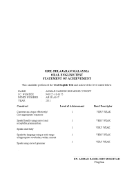 It is set and examined by the malaysian examinations syndicate. Contoh Sijil Ulbs Bahasa Inggeris