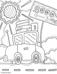If you would like to have a go at colouring this yourself i have made the lineart available Summertime Printables Classroom Doodles