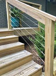 Alternatively, finish the posts by installing fence post caps. Cable Railing Diy Modern Deck Railing Tutorial Deck Stair Railing Deck Railing Design Railings Outdoor