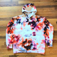 Black And Orange Tie Dye Hoodie Tie Dye Hoodie Orange Black Sweatshirt Koi Street Fashion Etsy In 2020 Tie Dye Hoodie Tie Dye Tie Dye Diy