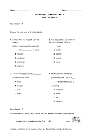Next articlesoalan akhir tahun matematik tahun 3. Soalan Bahasa Inggeris Tahun 6
