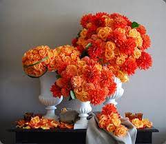 Orange wedding centerpieces fruit centerpieces shower centerpieces wedding decorations wedding ideas trendy wedding wedding summer garden. Botanical Brouhaha Orange Wedding Flowers Halloween Wedding Centerpieces Flower Centerpieces Wedding