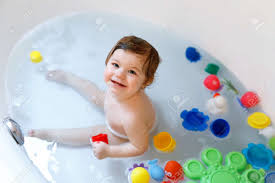 Free uk mainland delivery on orders over £25! Cute Adorable Baby Girl Taking Foamy Bath In Bathtub Toddler Stock Photo Picture And Royalty Free Image Image 97710969